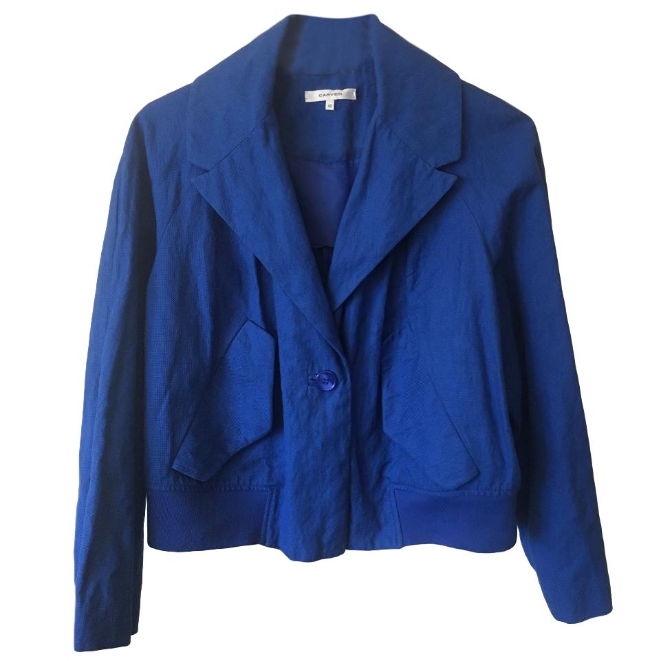 Carven Royal Blue Jacket