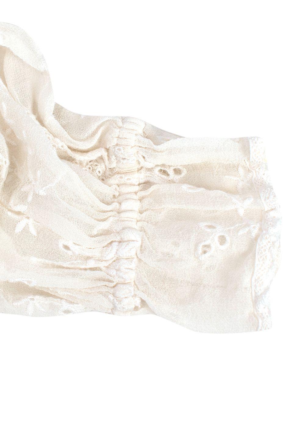 Zimmermann White Lace Midi Dress