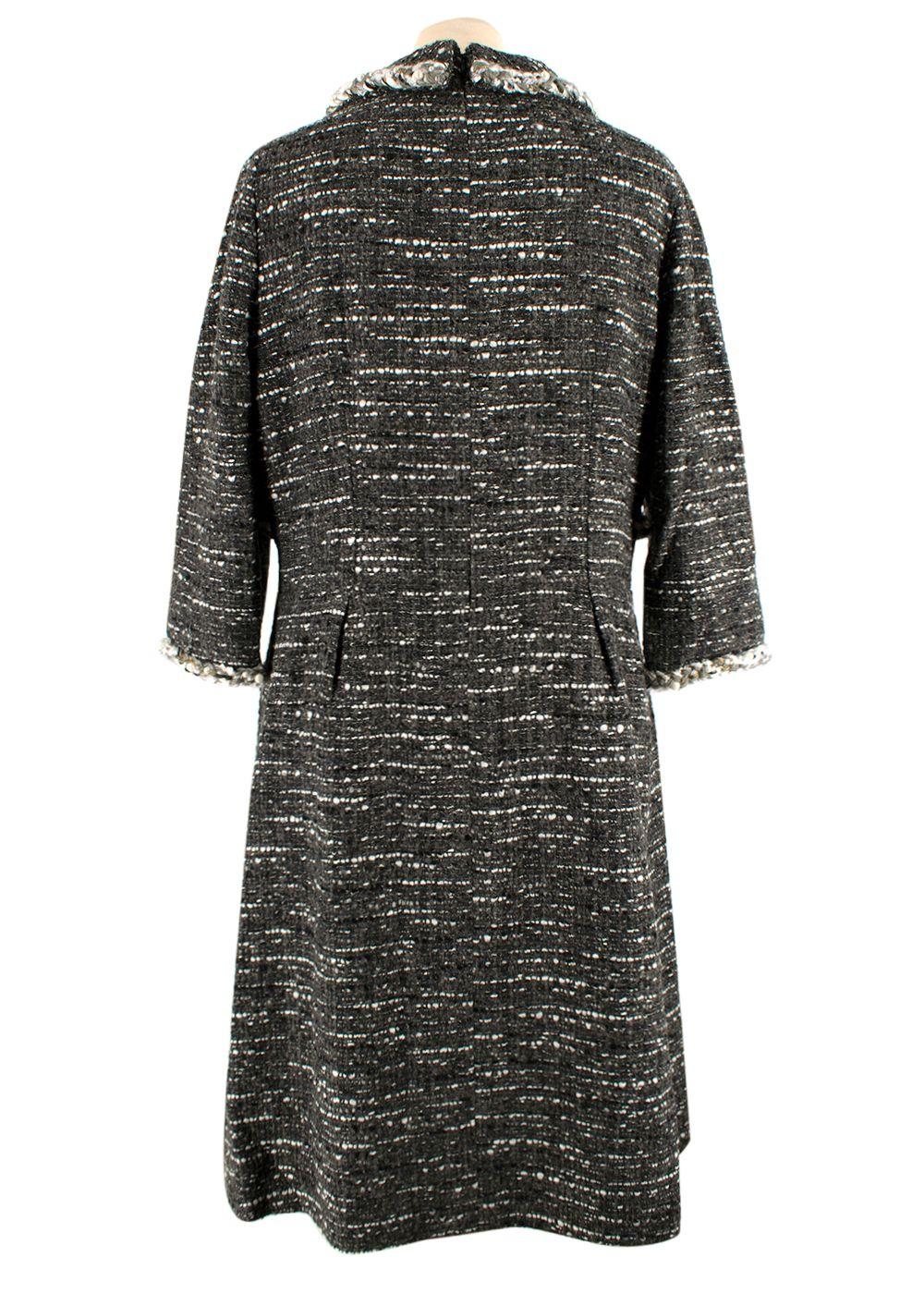 Edward Archour Paris Grey Tweed Dress