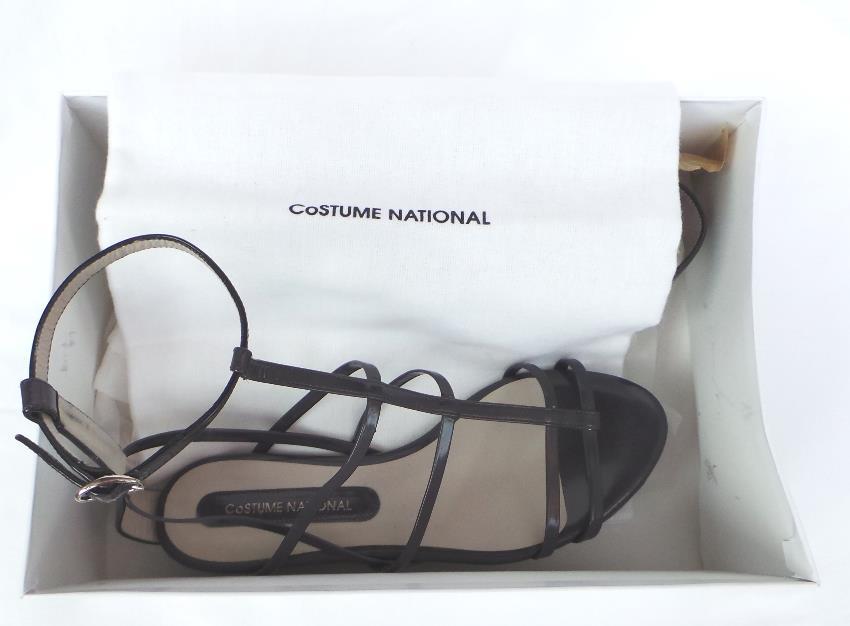Costume Nationale caged flat sandals