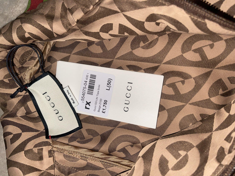 Gucci Diamond Monogram Web Stripe Sleeve Track Top