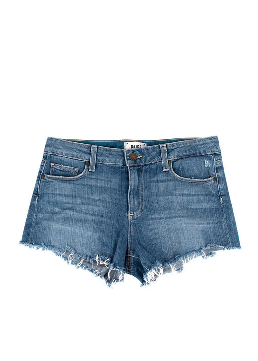Paige Distressed Denim Keira Shorts