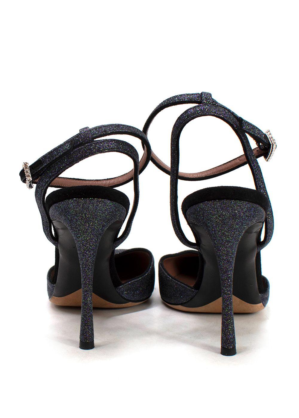 Tabitha Simmons Purple Glittery Heel