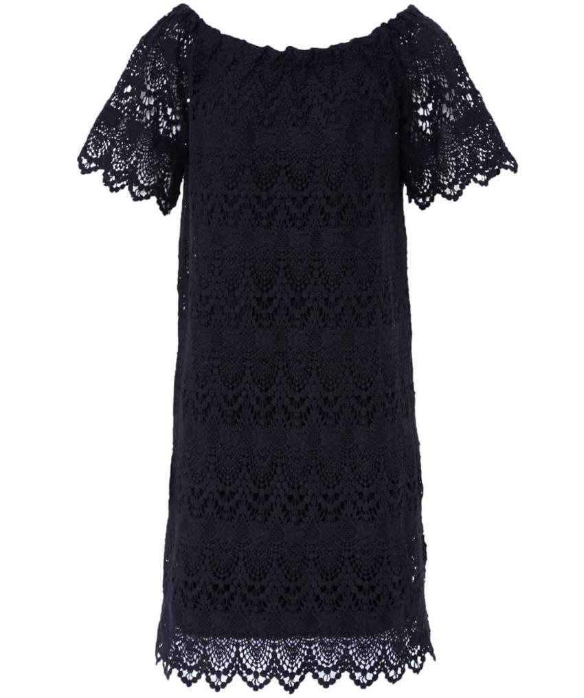 Velvet by Graham & Spencer Gustina Lace Black Dress