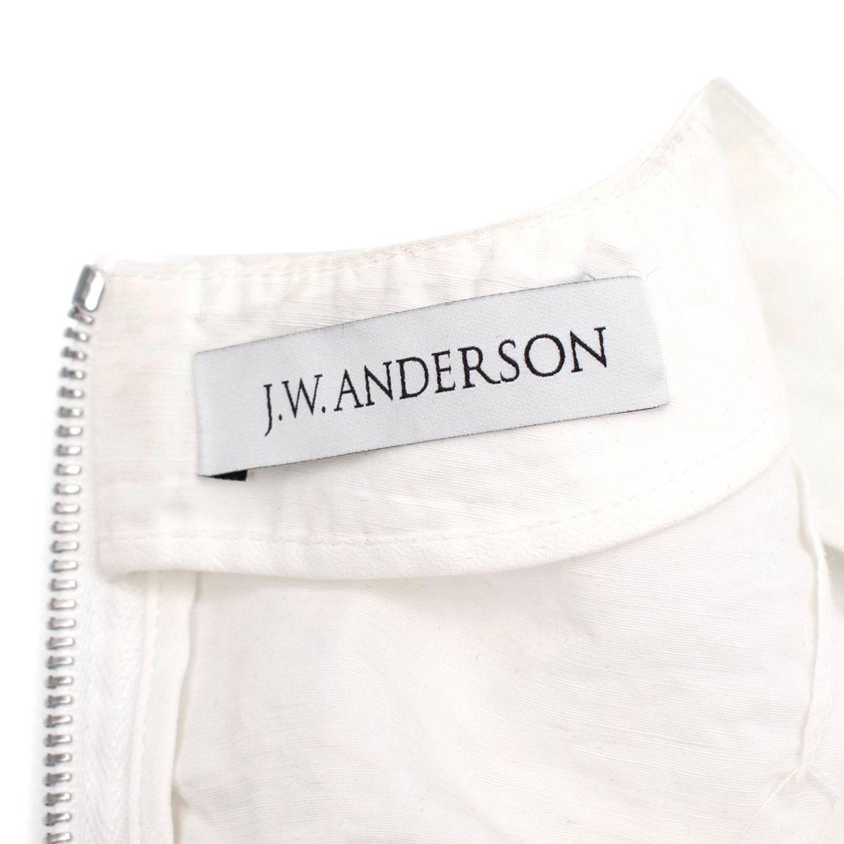 Balloon Sleeve White Tie Embellished Top