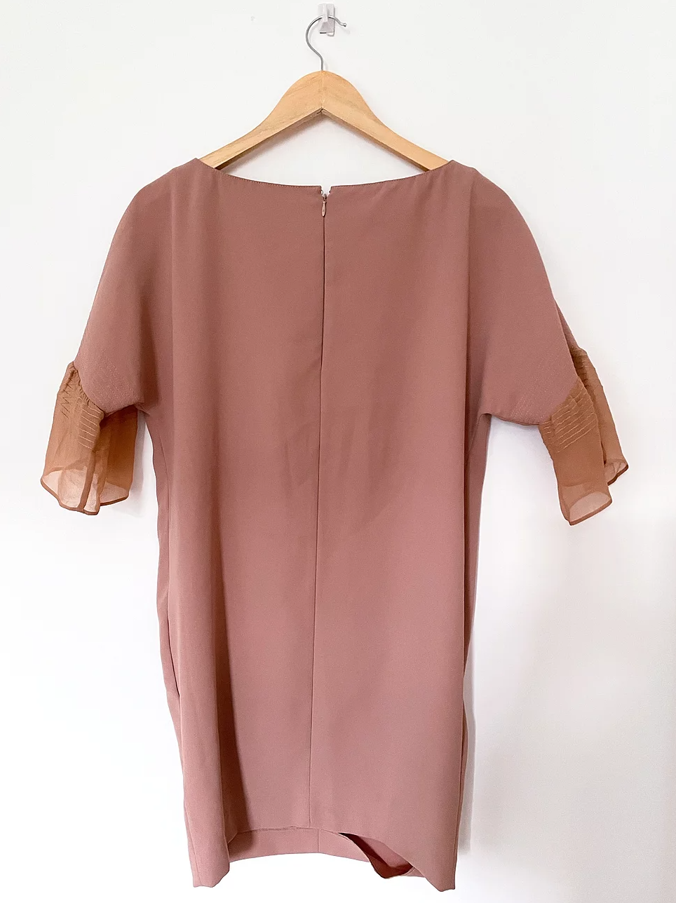 Elisabetta Franchi Crepe Chiffon Sleeve Dress