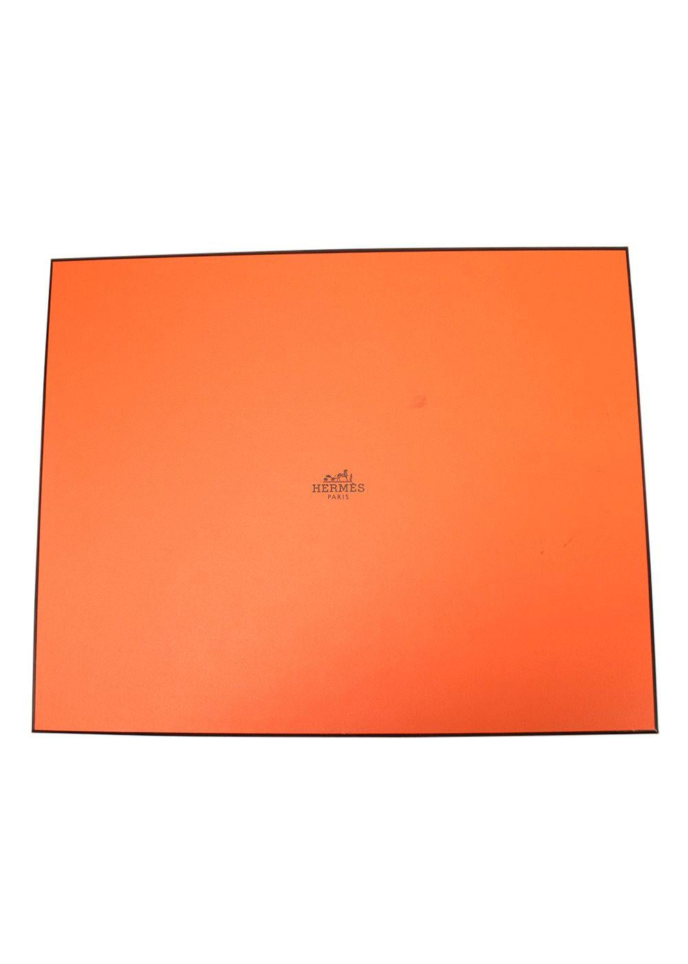 Hermes Blue Patterned En Roue Libre Beach Caftan Dress