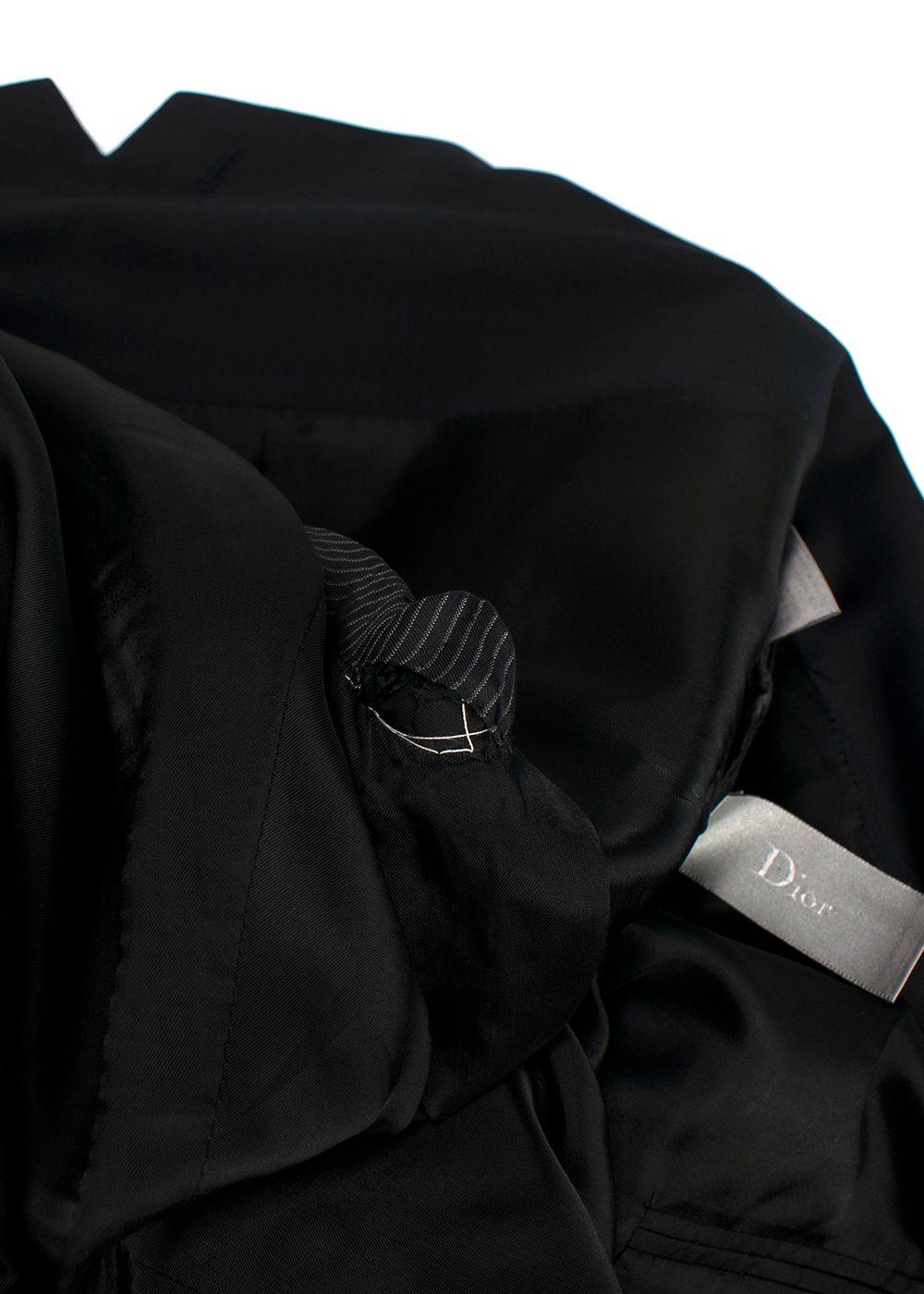 Dior Homme Navy Wool Single-breasted Blazer