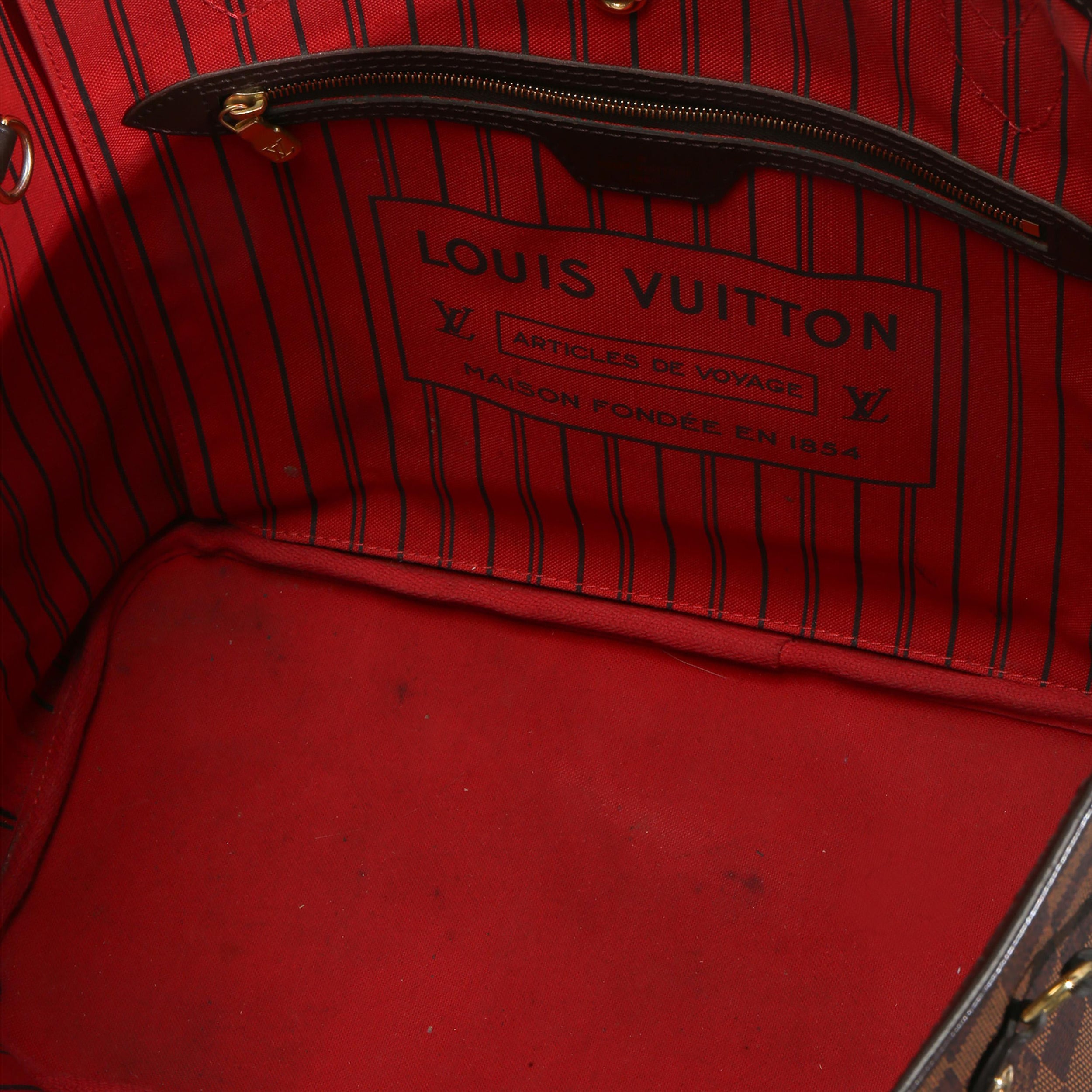Louis Vuitton Damier Ebene Canvas Neverfull MM