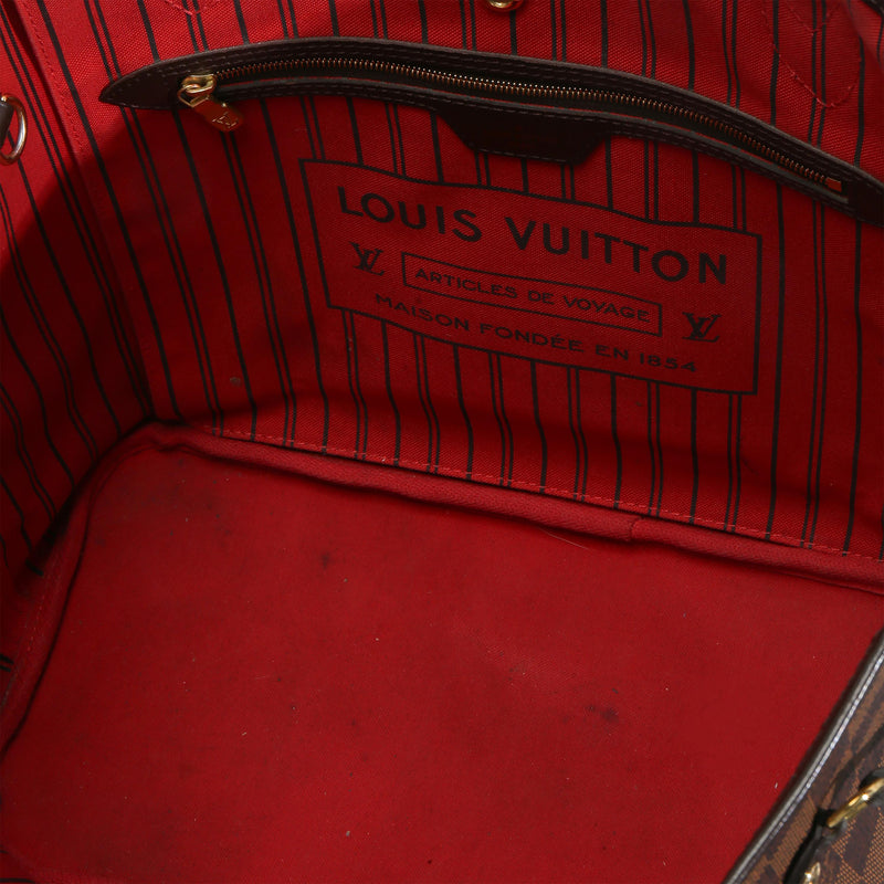 Louis Vuitton Damier Ebene Canvas Neverfull MM