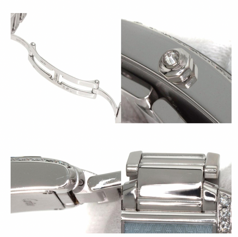 Cartier Tank Française Cadran C Motif White Gold Watch