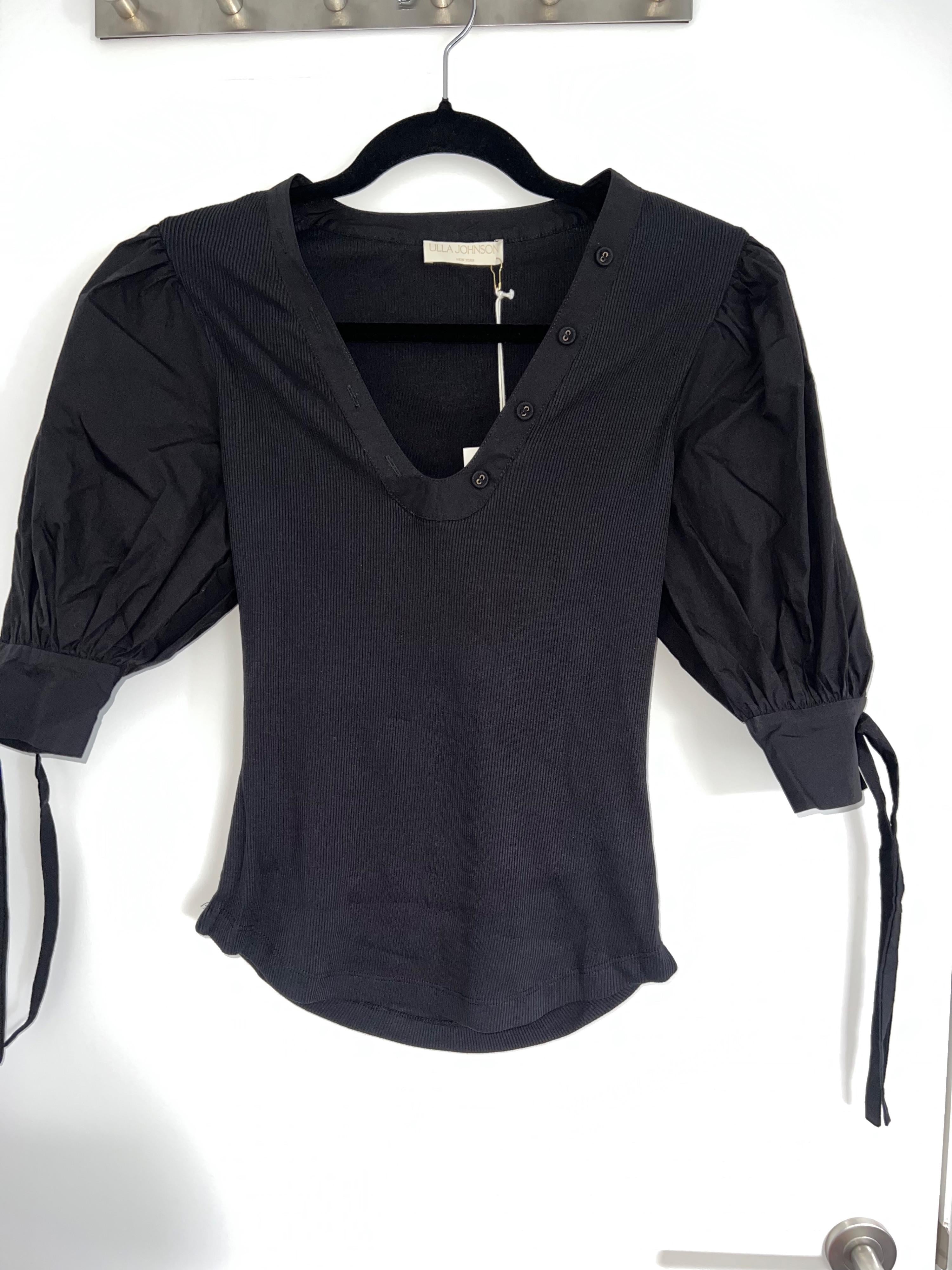 Ribbed Cotton Pia Top