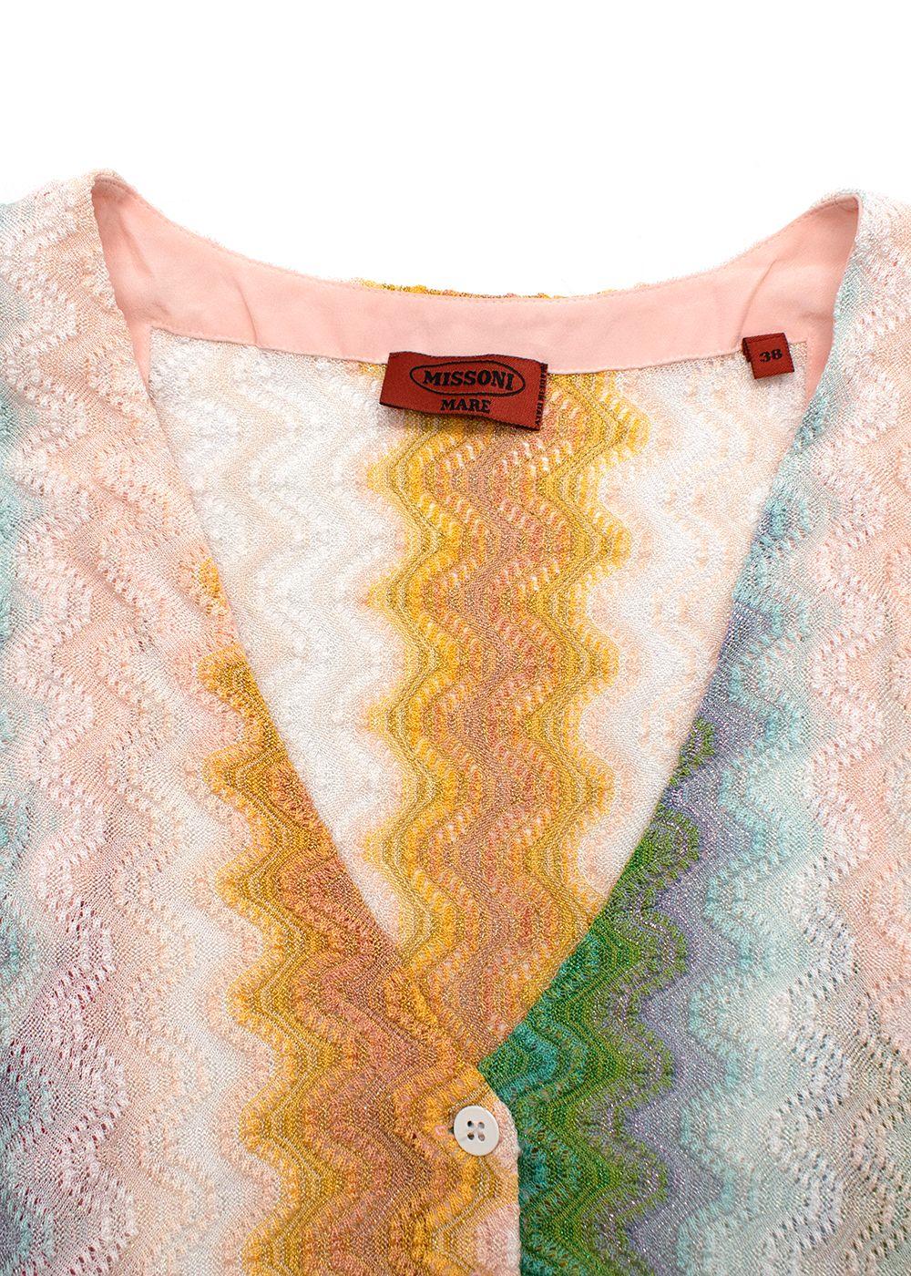 Missoni Multicoloured Sparkly Knit Playsuit