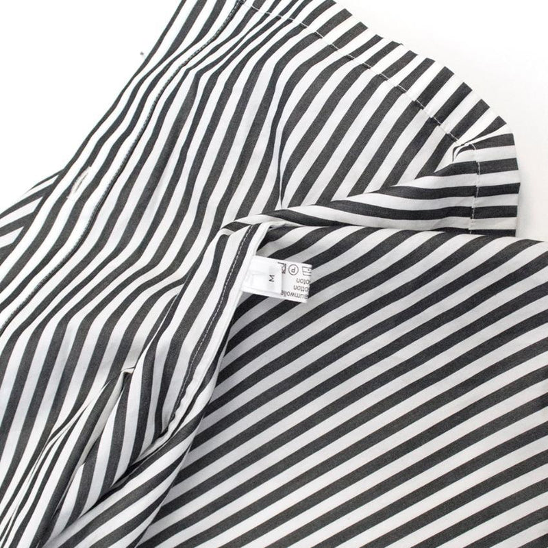 Grey and White pinstripe shirt