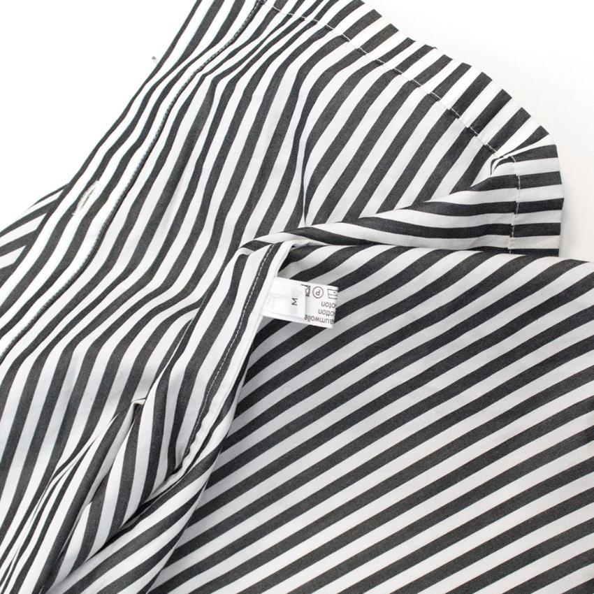 Grey and White pinstripe shirt