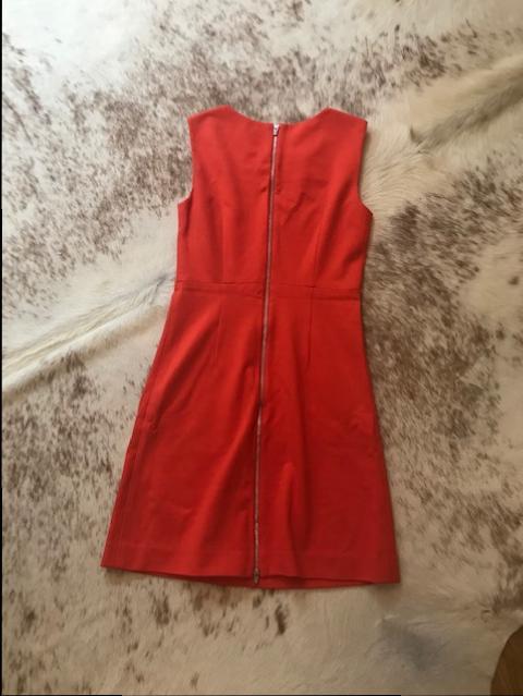 Diane Von Furstenberg Orange Sleeveless Dress