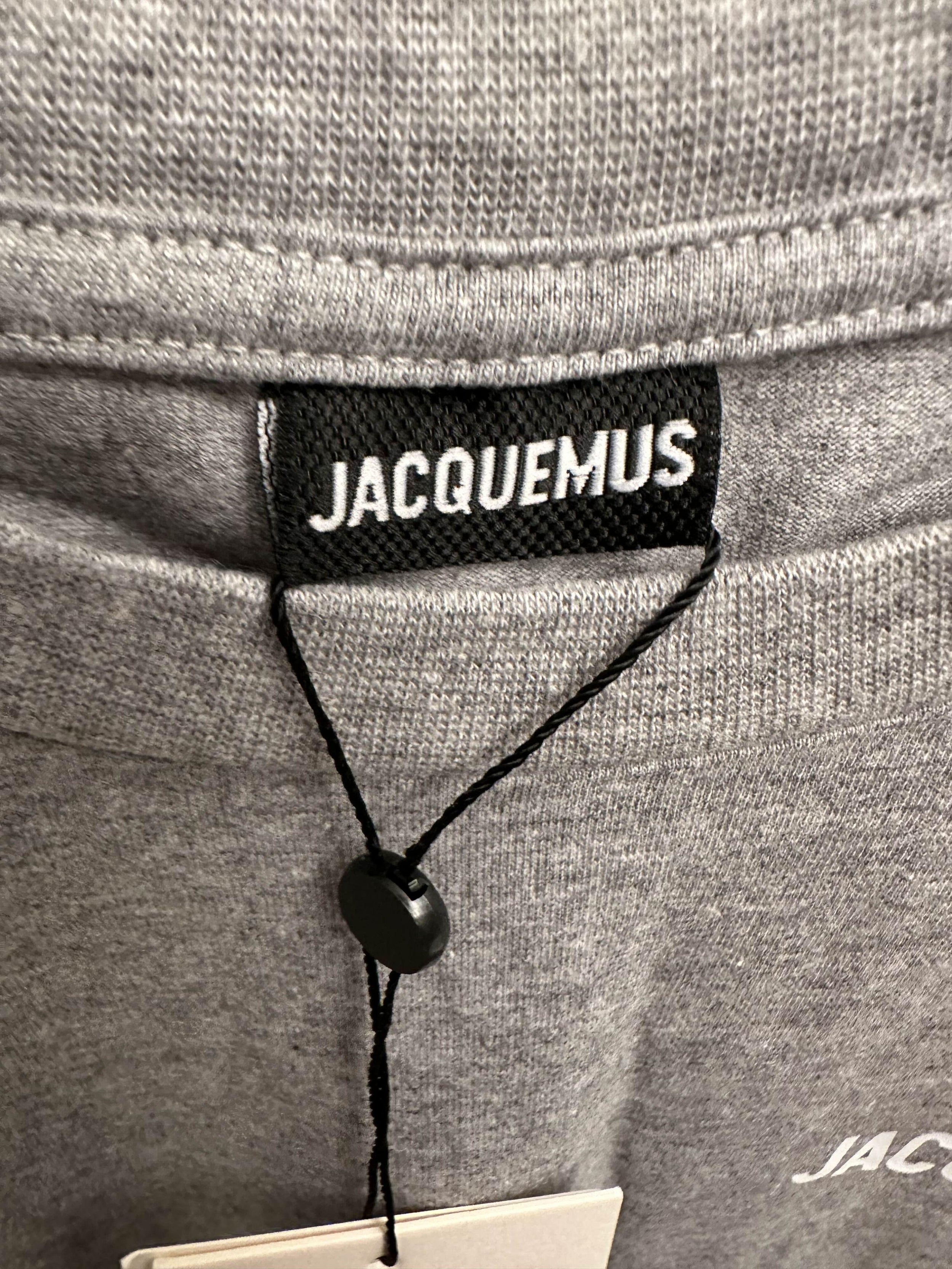 Jacquemus Grey Logo T-Shirt