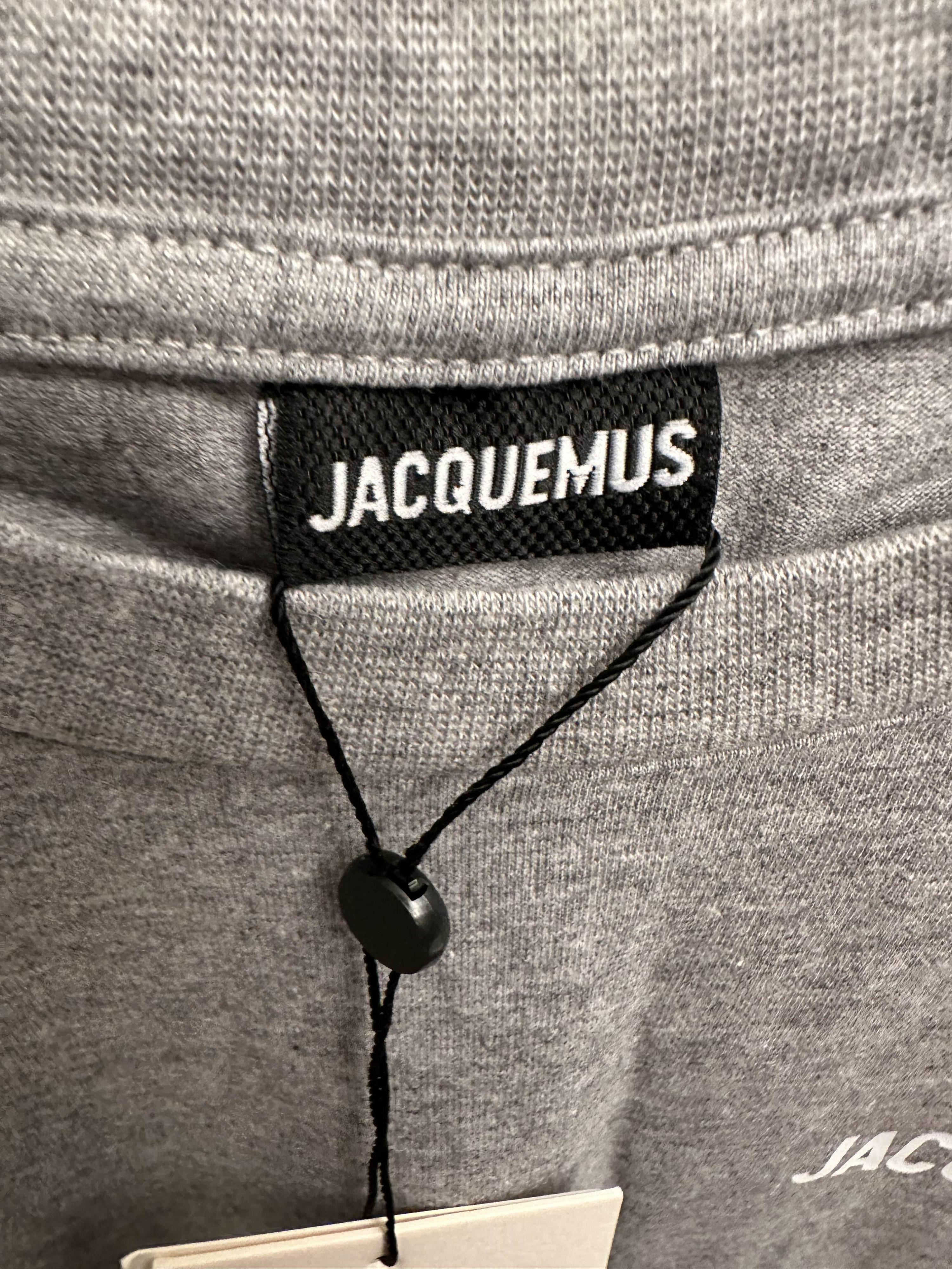 Jacquemus Grey Logo T-Shirt