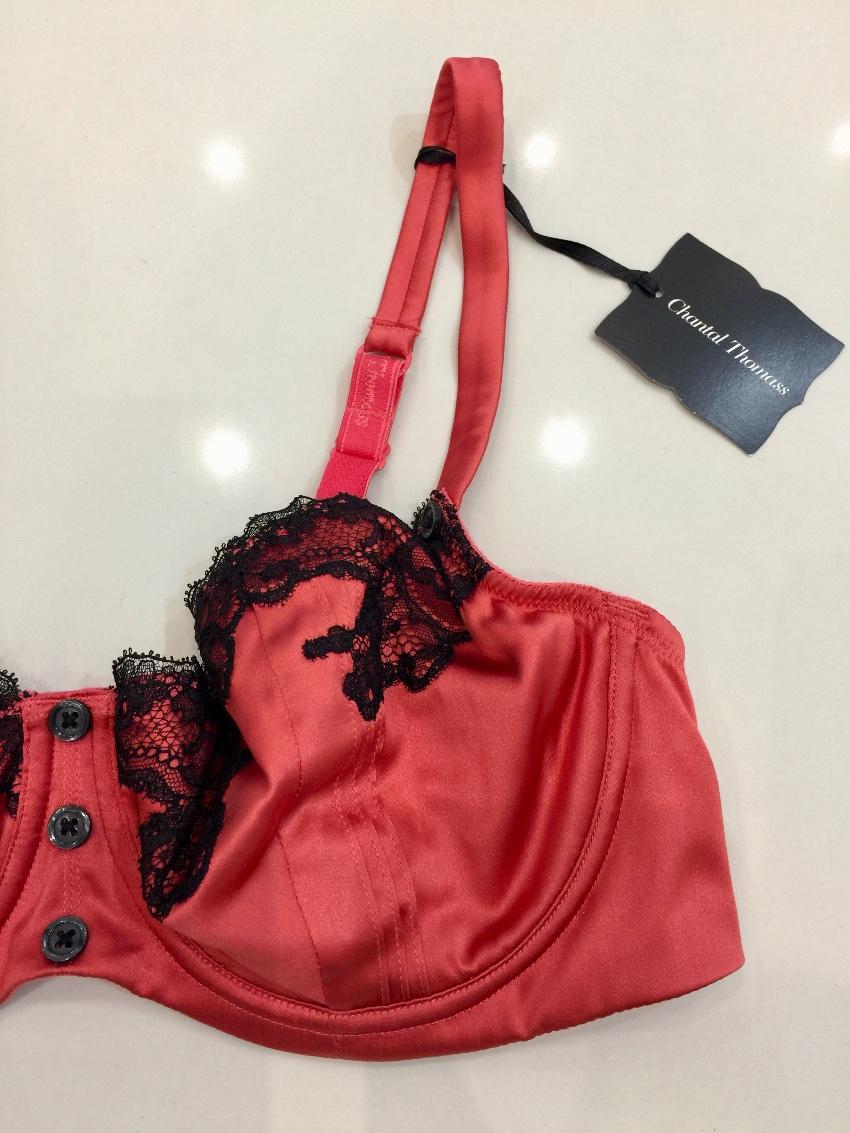 Chantal Thomass Strawberry Silk & Lace Lingerie Set