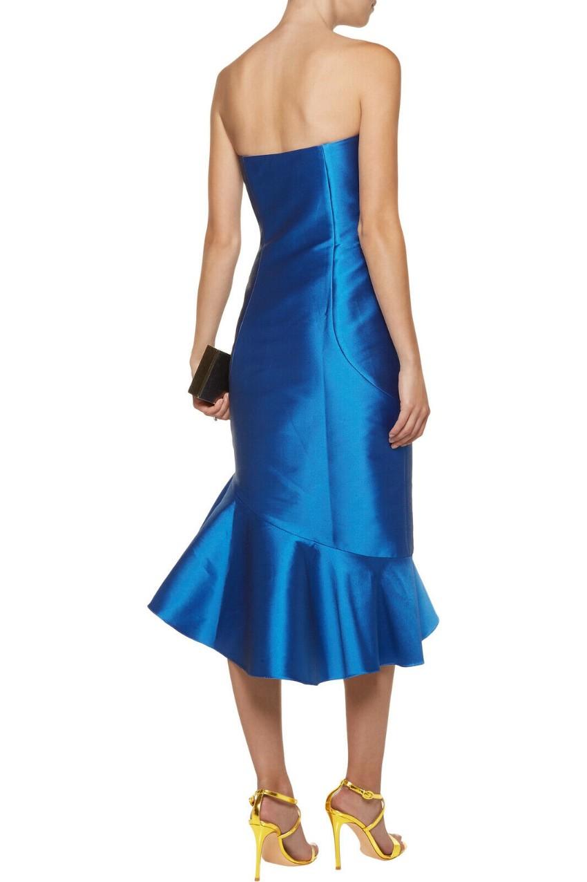 Sachin & Babi Blue Strapless Dress