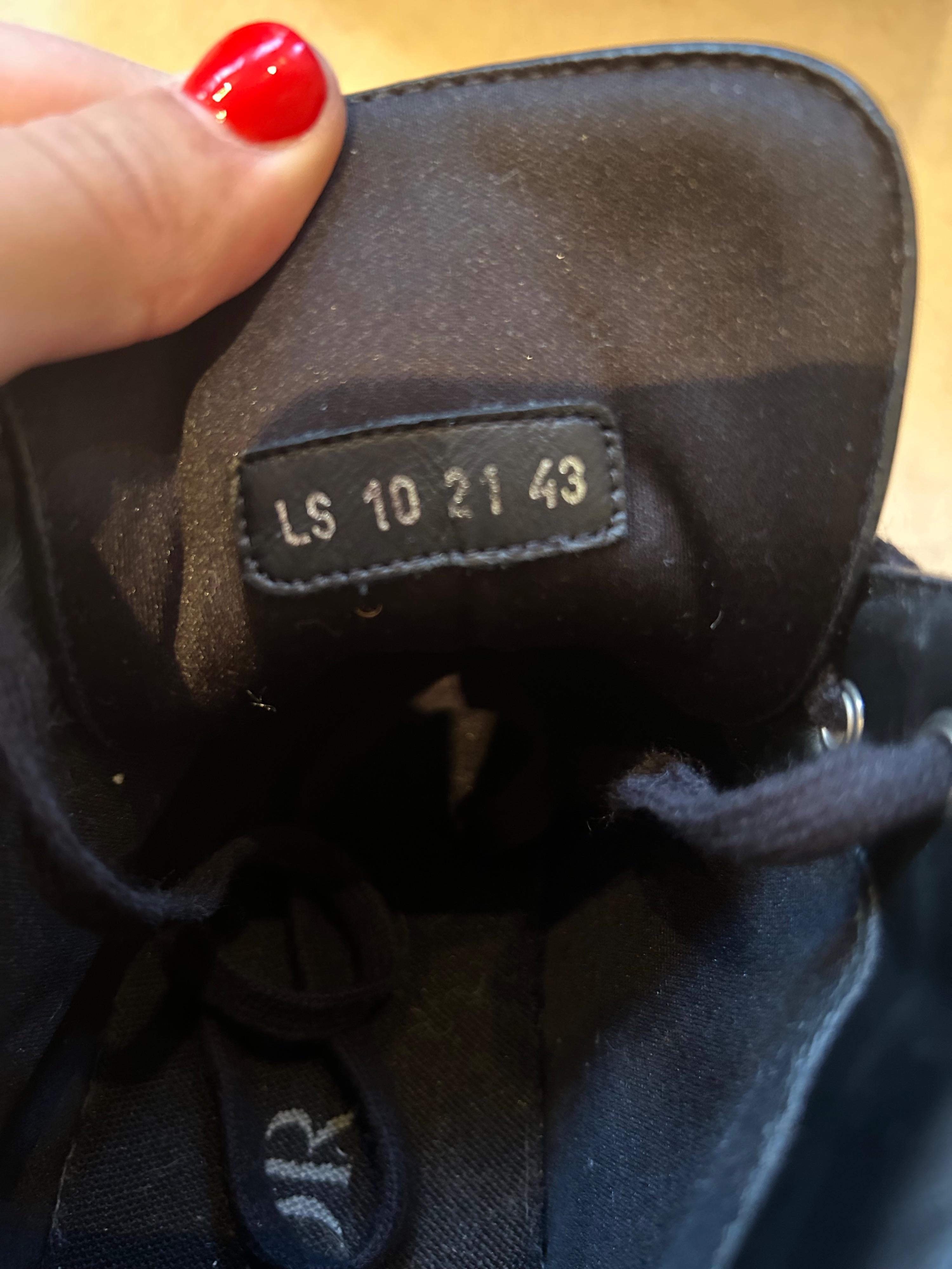 Dior Black Oblique Jacquard High Top Sneakers