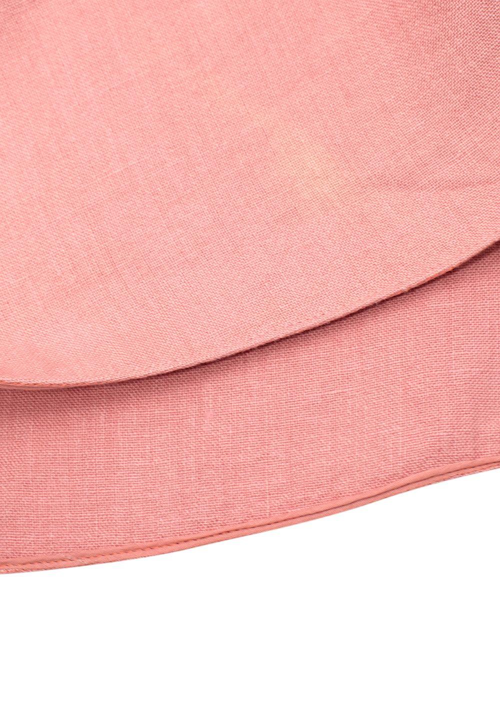 Pink Twill Mini Skirt