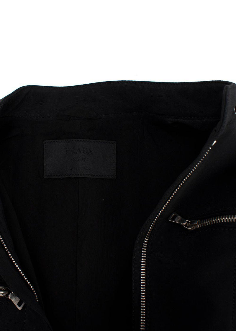 Prada Black Belted Utility Vest