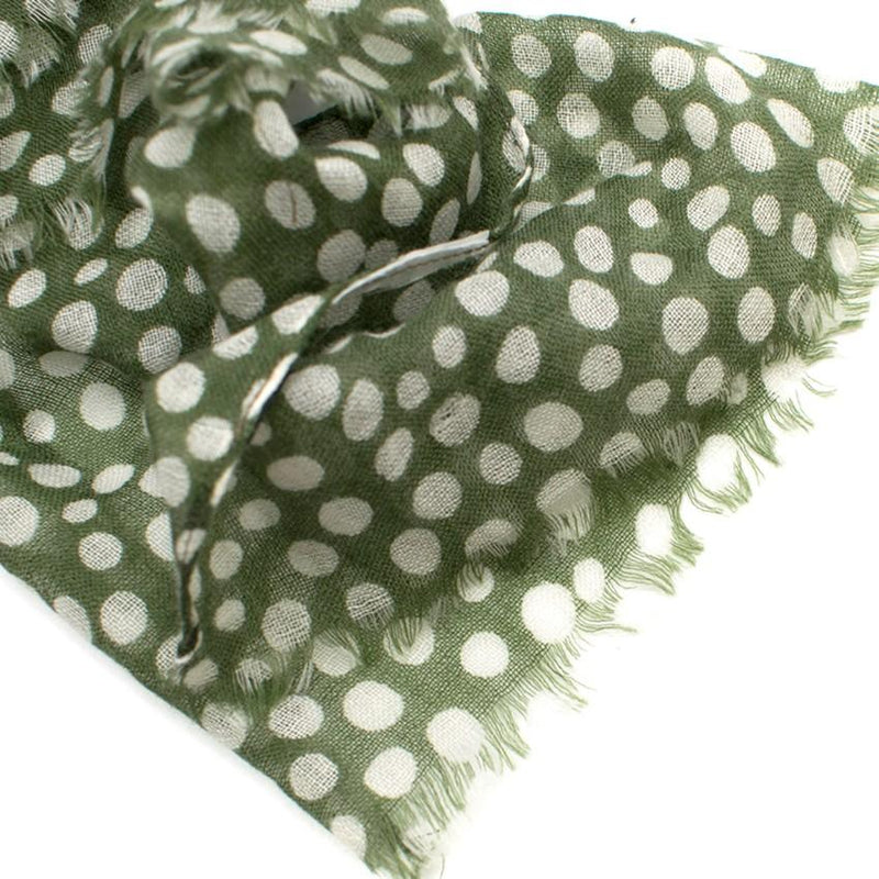 Bespoke Polka dot print scarf
