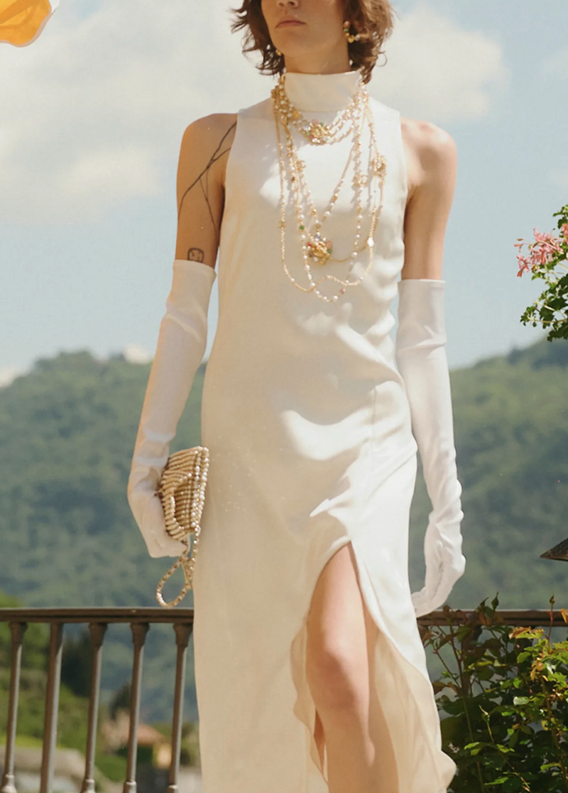Chanel Resort Cream Silk Gown