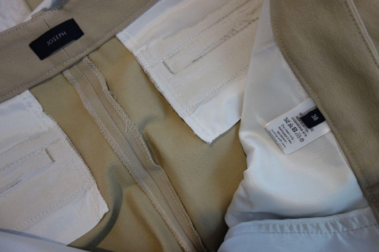 Light Beige Tailored Trousers