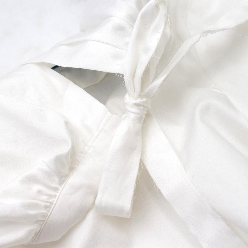 Johnathan Cohen White Tie-back Long Sleeved Tunic
