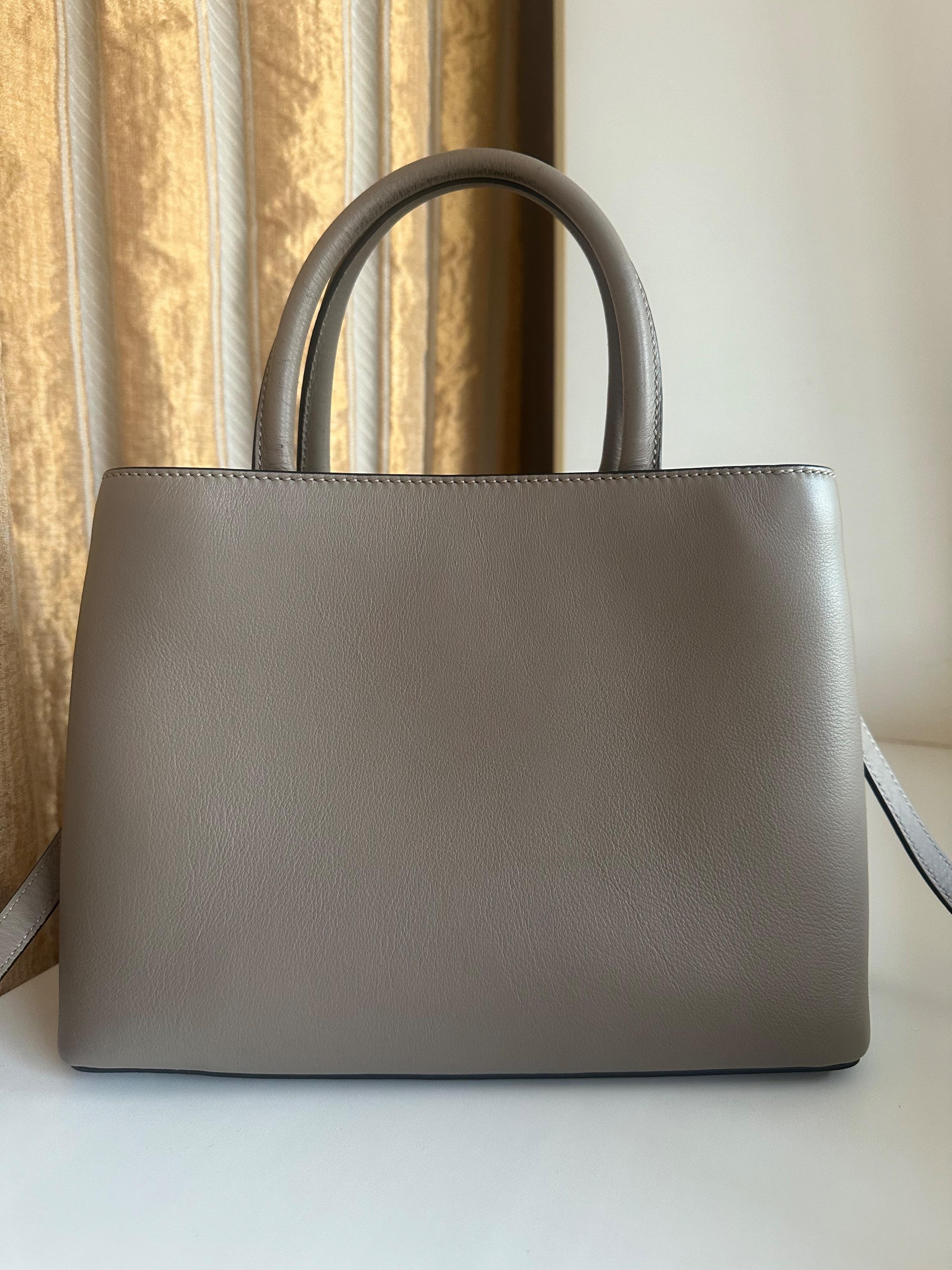 Fendi Grey 2jours Tote Bag