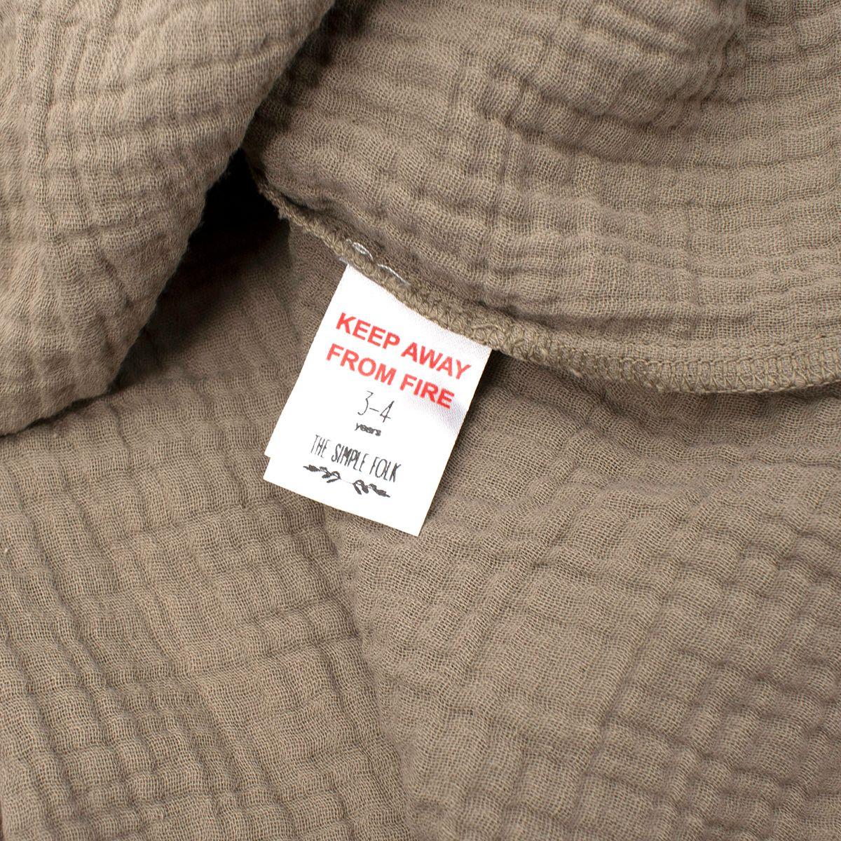 Olive Green Muslin Dress