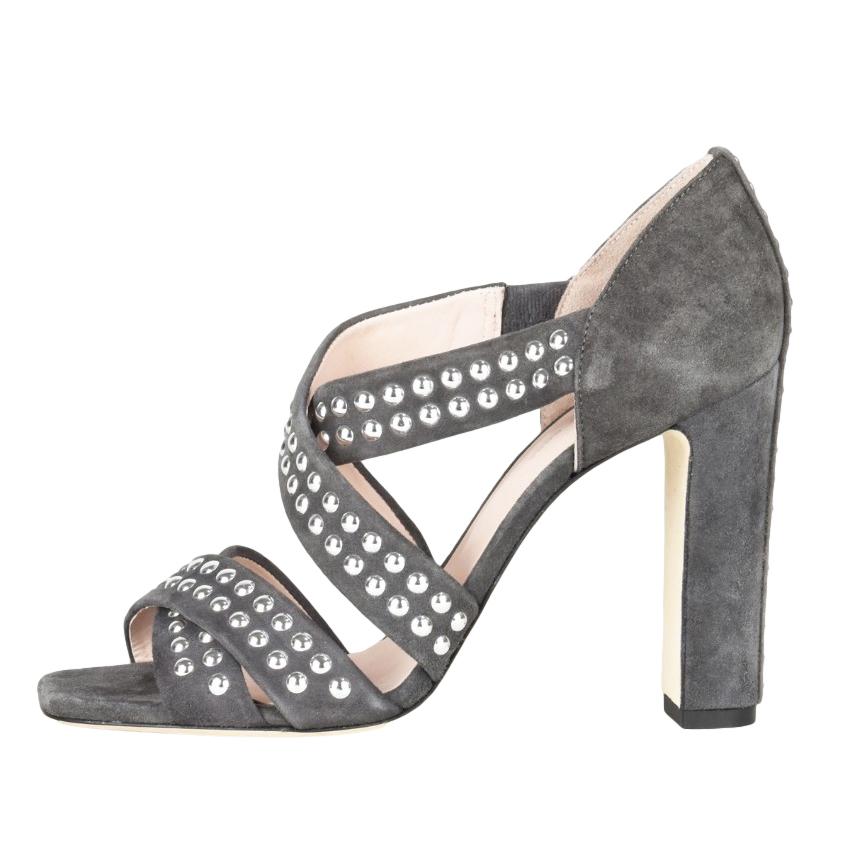 Christopher Kane grey suede sandals