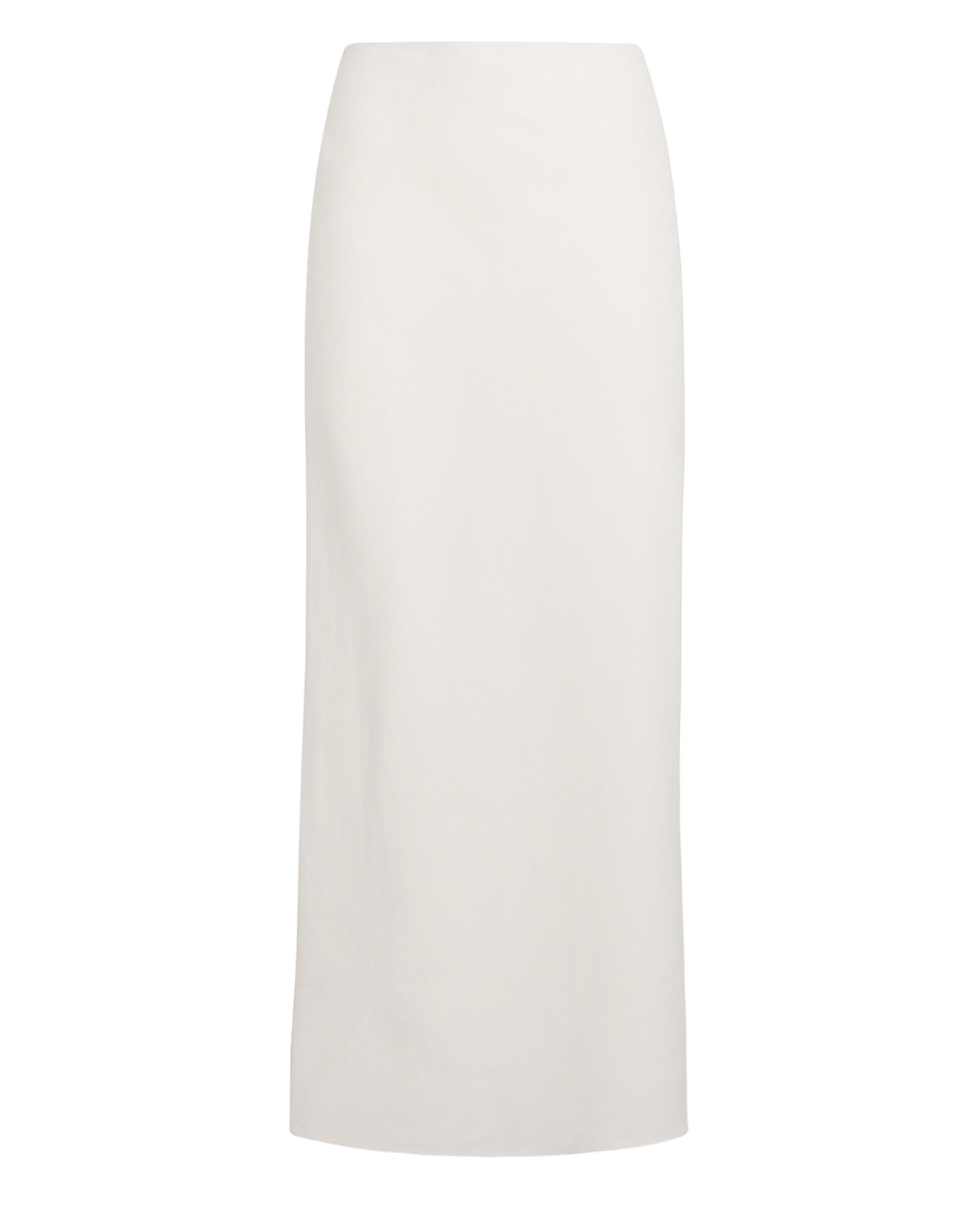 Saloni  Linen Carine-b Midi Skirt