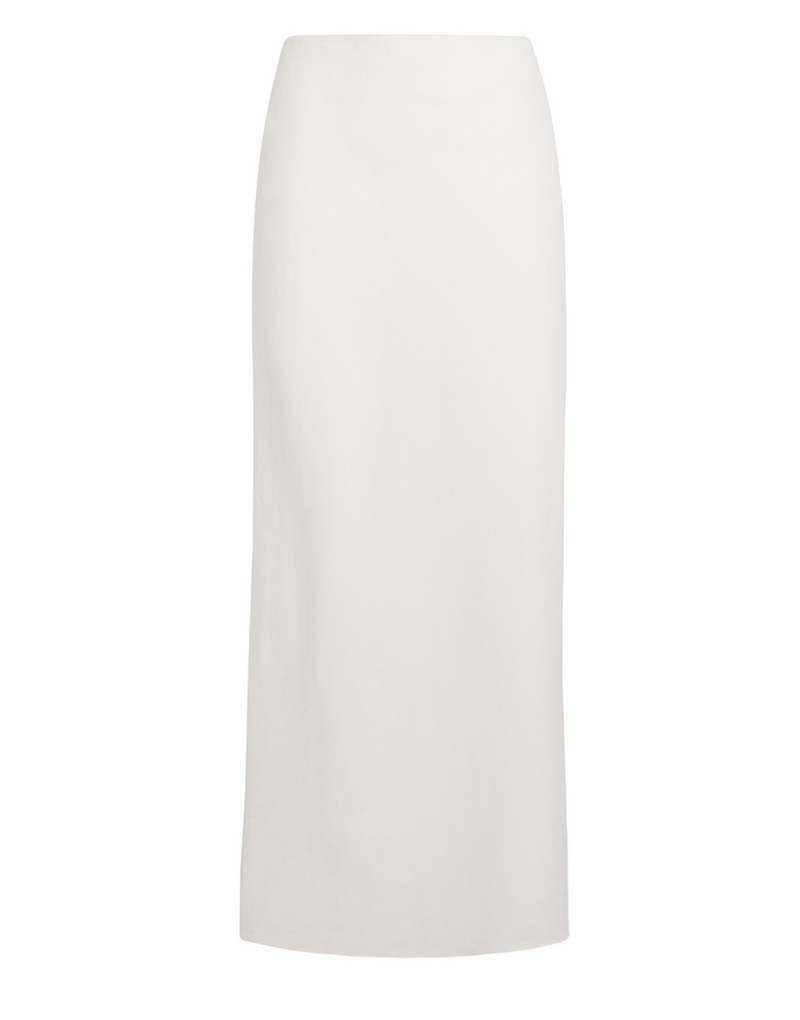 Saloni  Linen Carine-b Midi Skirt