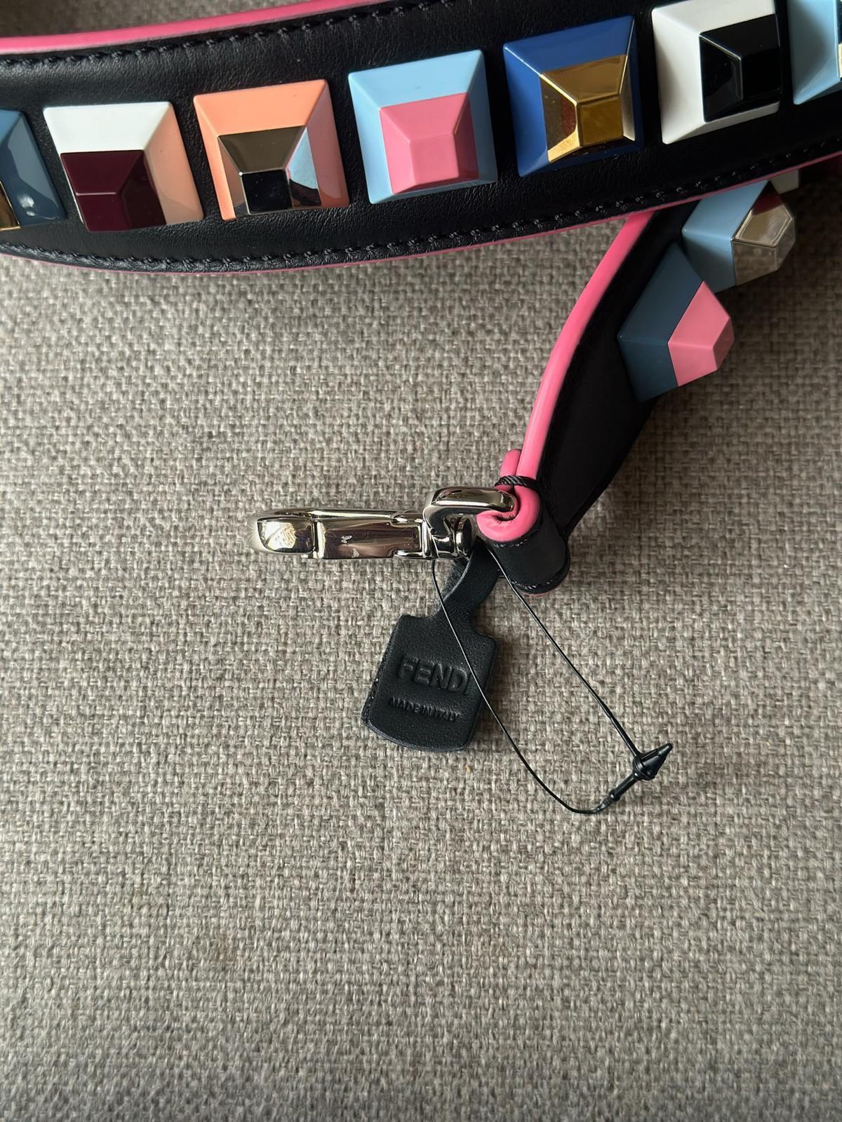 Fendi Multicoloured Strap You Bag Strap