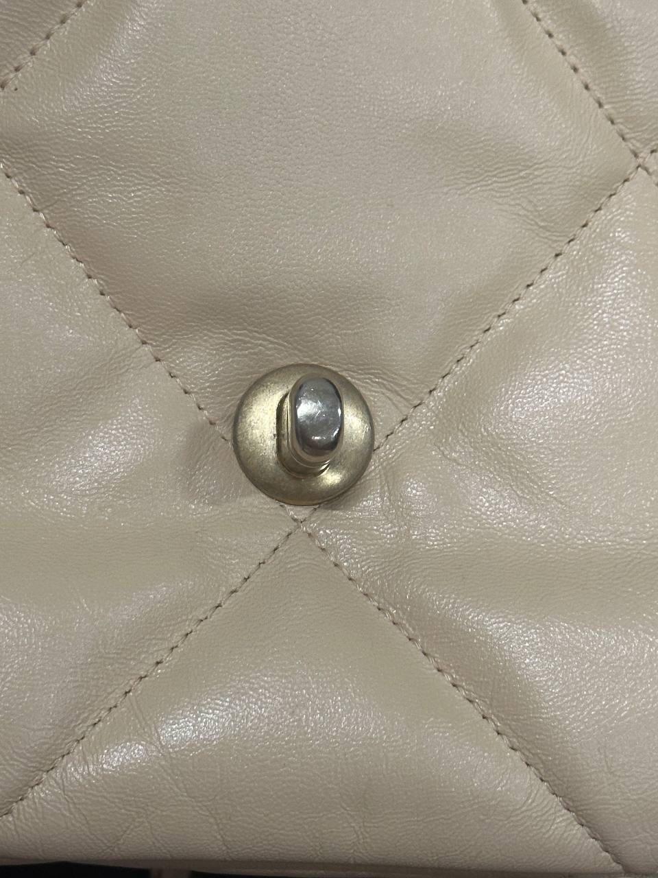 Chanel Beige Medium 19 Flap Bag