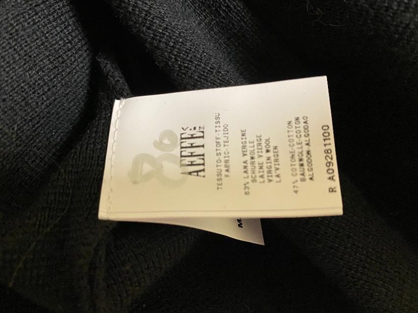 Moschino Cheap & Chic Black Wool Blend Cardigan