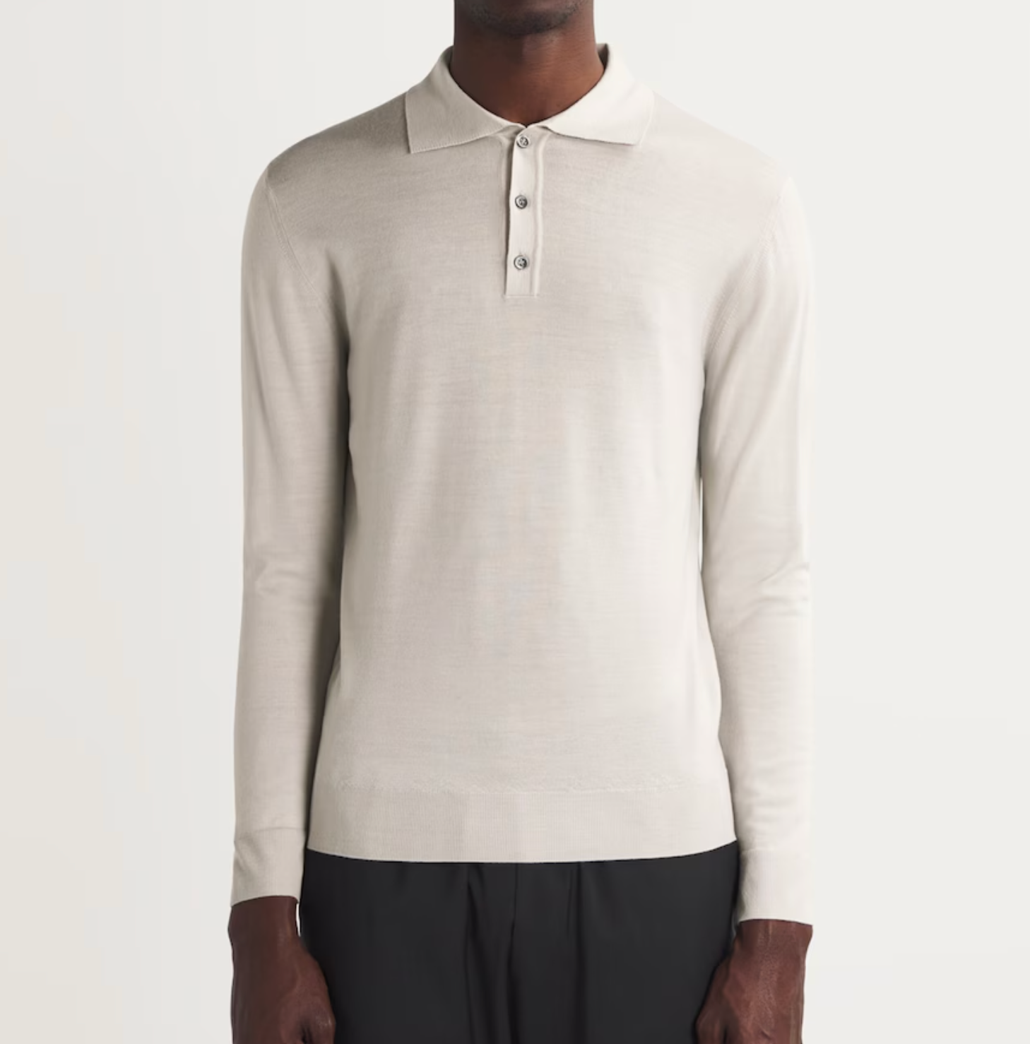 Barena Merino Wool Fine-Knit Polo Sweater