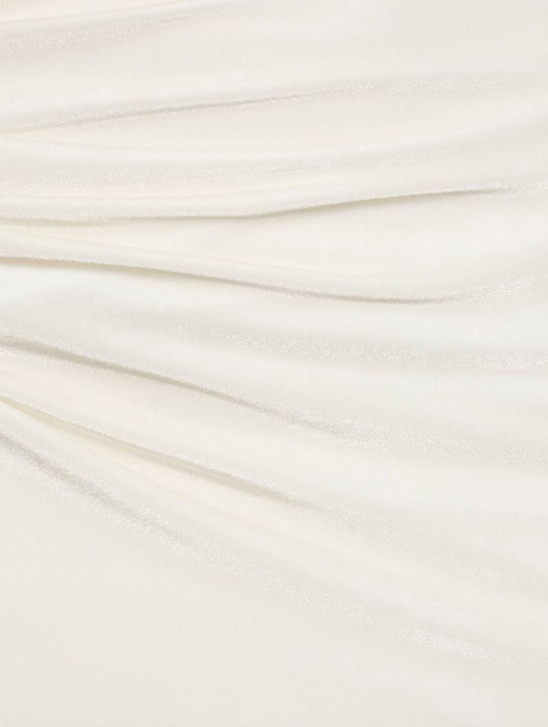 16arlington Nubria Draped Velvet Maxi Dress