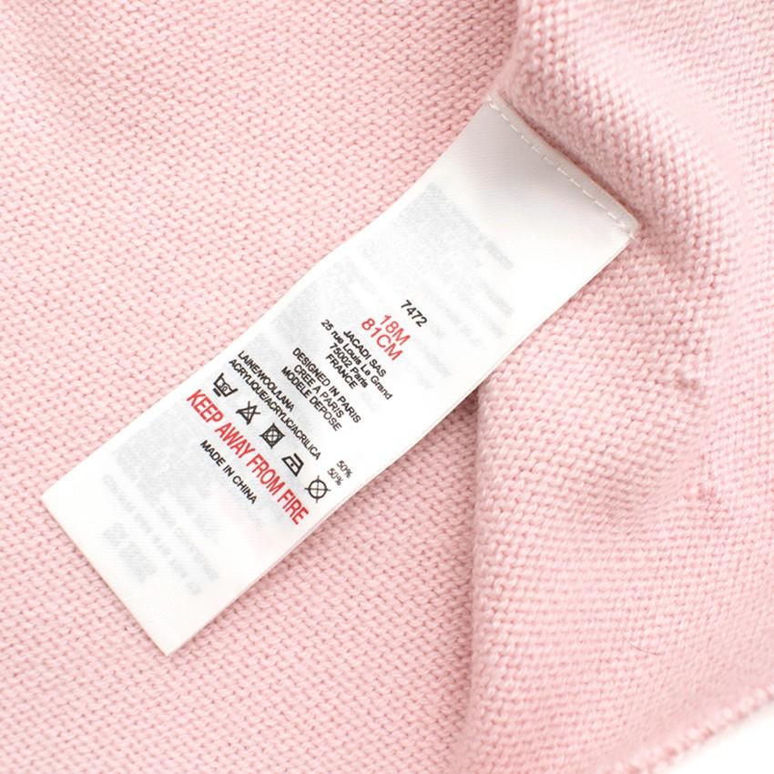 Jacadi Baby 18M Pink Cardigan