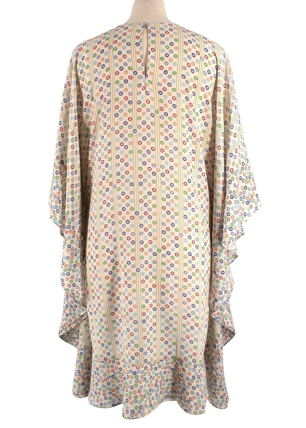 Valentino Multi-Colour Printed Silk Kaftan
