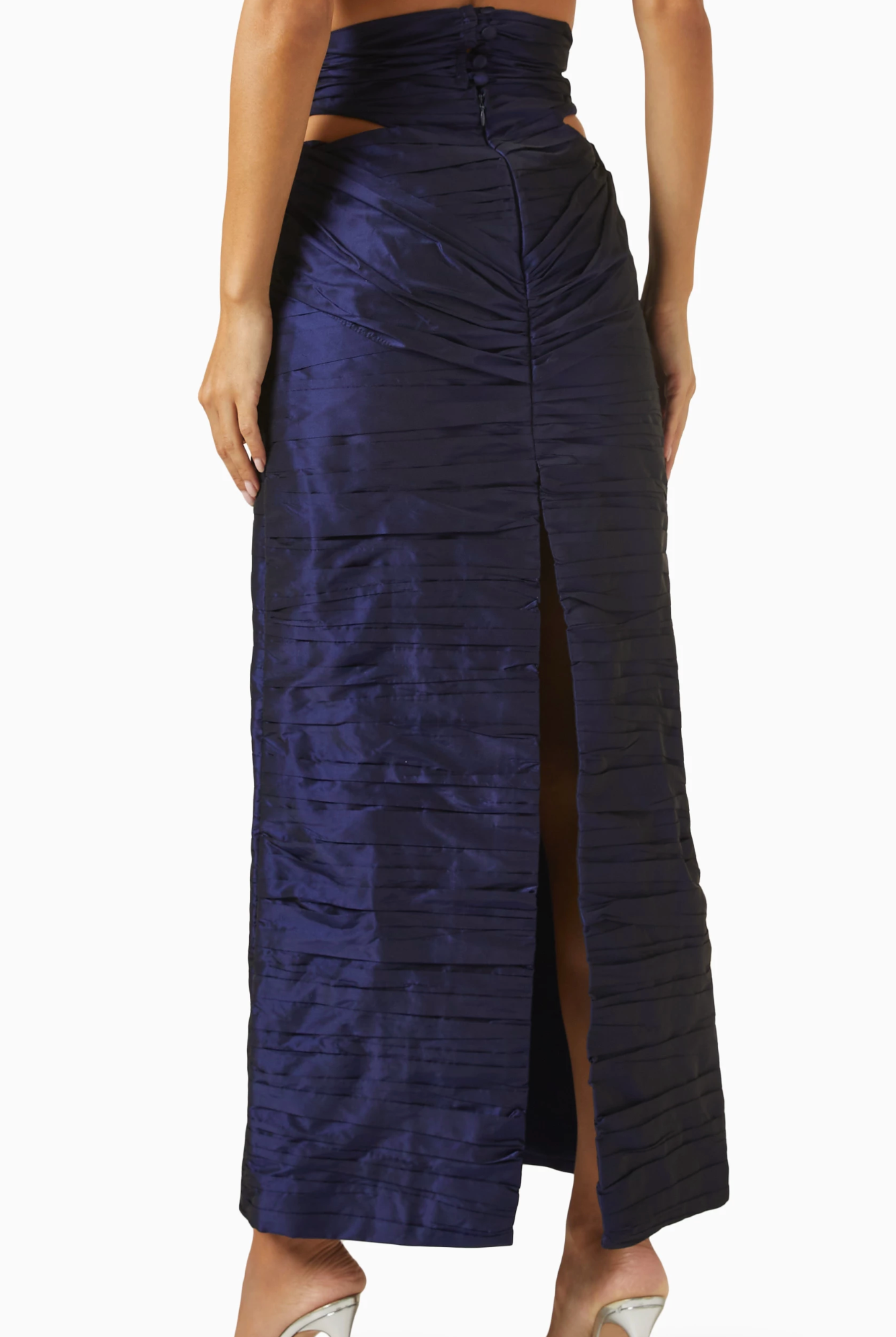 Sandra Mansour Méditerranéenne Draped Maxi Skirt