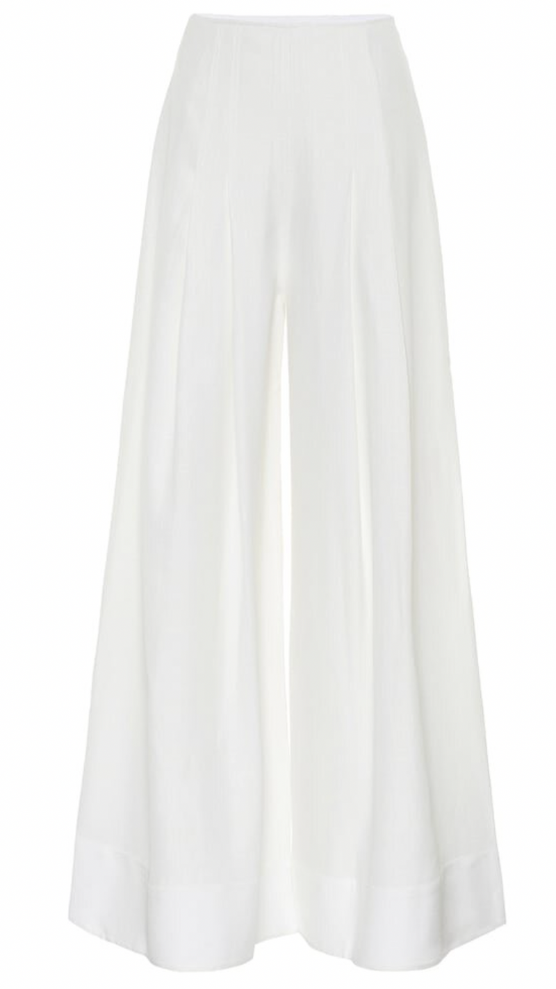 Ecru Le Pantalon Arcello Wide Leg Trousers