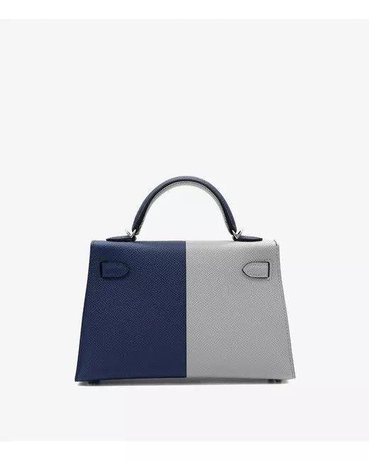 Kelly 20cm Bleu Glacier & Bleu Indigo Epsom Leather HSS Special Order PHW