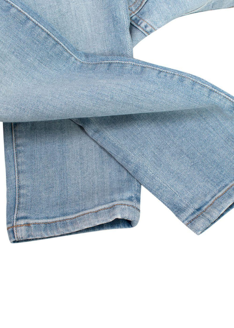 Frame Light Wash Le skinny Je Jeanne Crop Jeans