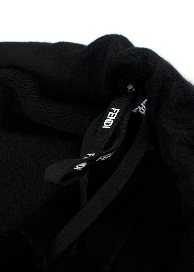 Fendi Black Red Eye Detail Joggers