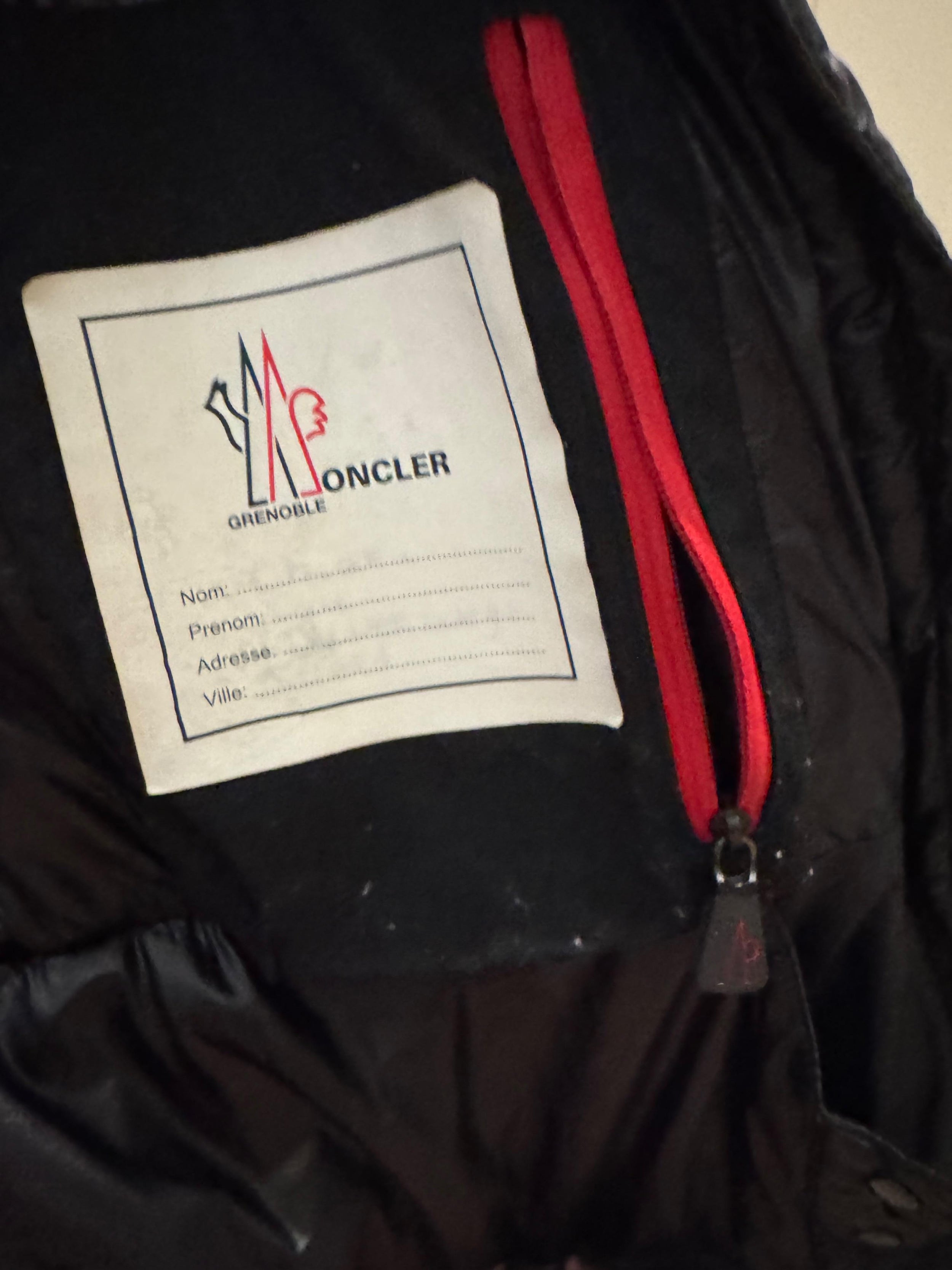 Moncler Red And Black Ski jacket