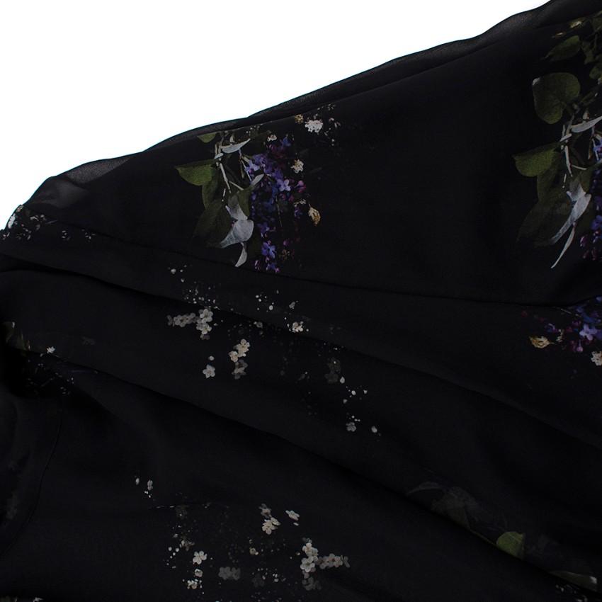 Goop Mari High Neck Flutter Sleeve Mid Length Dress